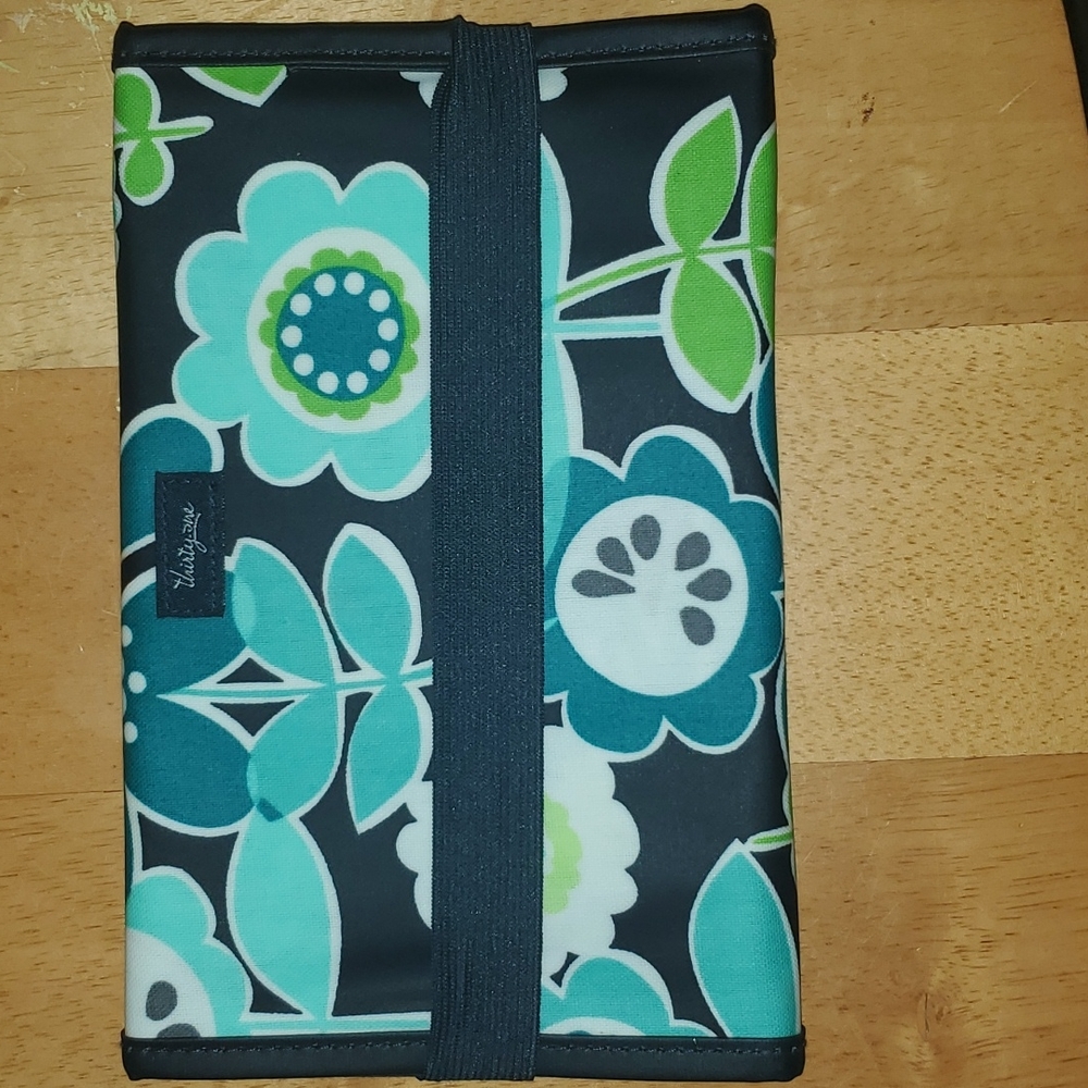 Thirty-one Fold And Go Organizer  Blue Florals Never Used
